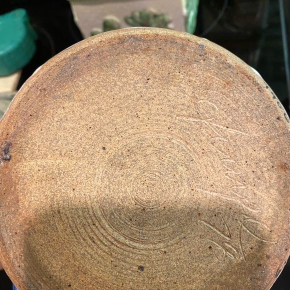 Handmade Clay Southwest Pot Numbered & Signed - Picture 3 of 6